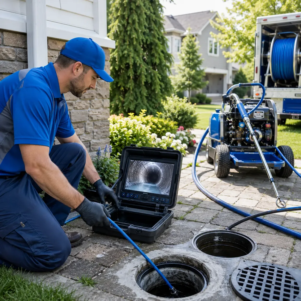 Outdoor drain cleaning professionals serving Brooks, CA